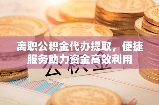 青岛离职公积金代办提取，便捷服务助力资金高效利用